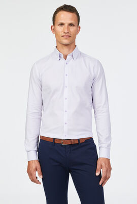 Elsternwick Shirt, White Lilac, hi-res